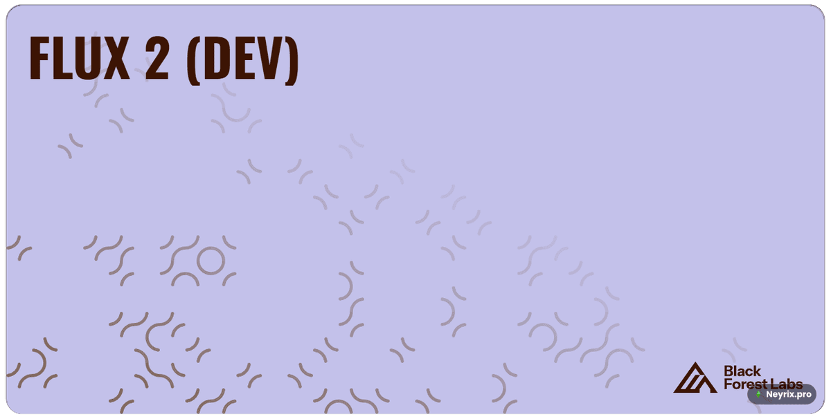 Пример быстрой генерации Flux 2 Dev — концепт-арт и итерации