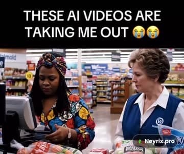 Пример AI-генерированного видеоклипа с двумя монтажными шотами из одного промпта