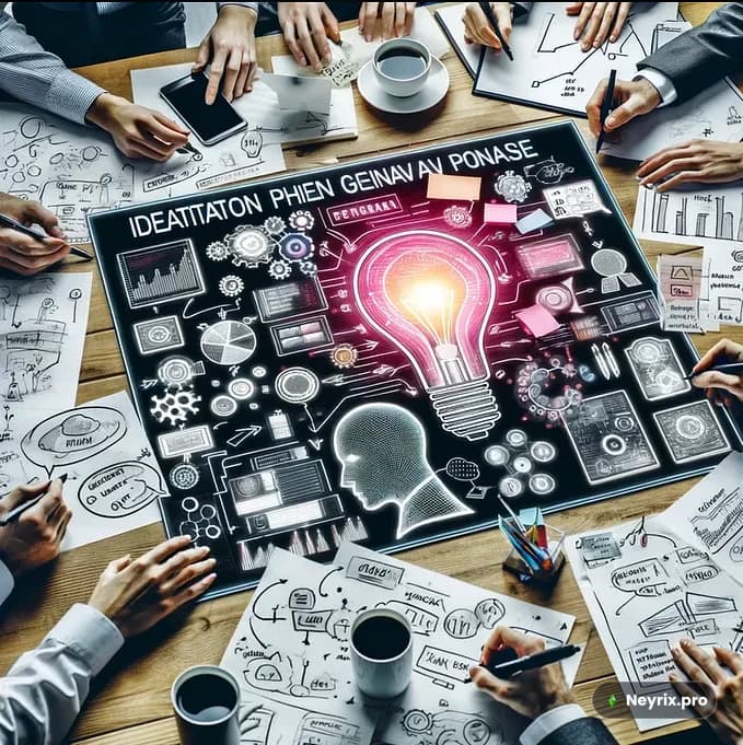Командная работа над генеративным AI — концепция агентного AI-воркфлоу
