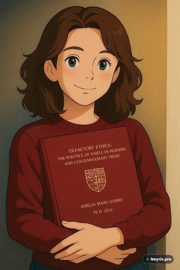 Семейный портрет в стиле Studio Ghibli, сгенерированный в ChatGPT