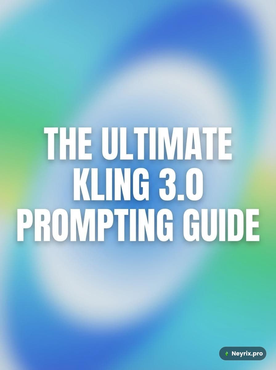 Промпты для Kling 3: полный гайд по кинематографичным AI-видео