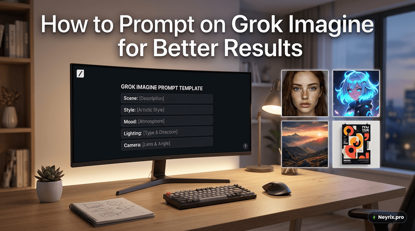 Промпты для Grok Imagine: полный гайд по кинематографичным результатам