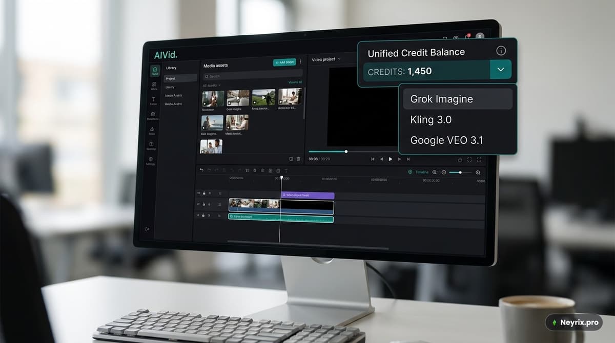 Единая платформа с доступом к нескольким AI-моделям генерации видео и изображений в одном интерфейсе