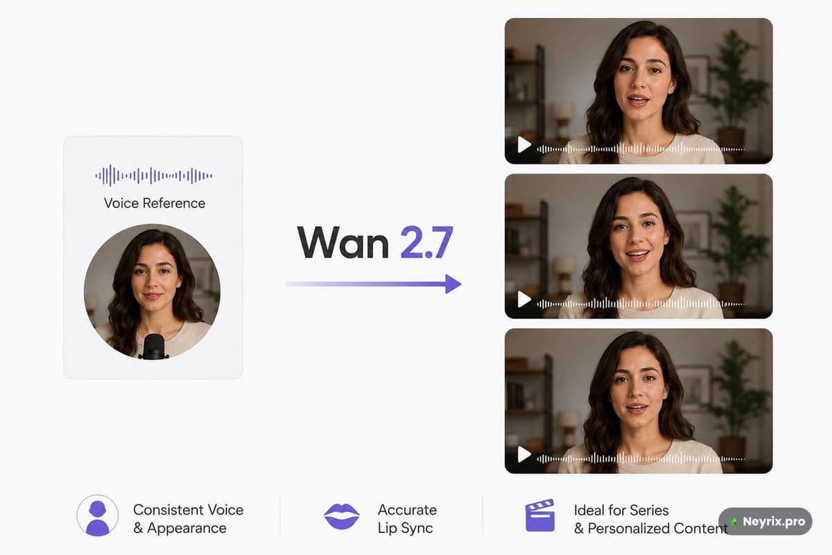 Обработка голоса и видео с говорящим человеком через Wan 2.7 с настройкой аудио